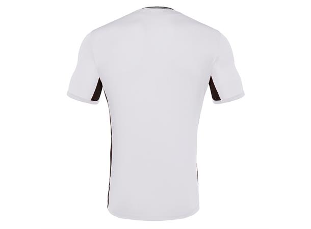 Canopus Shirt Shortsleeve WHT/BLK M Elegant teknisk t-skjorte - Unisex 