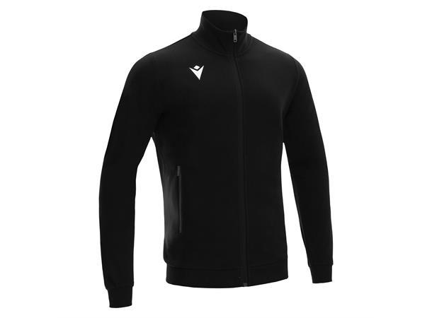Beat Full Zip Sweathshirt BLK XS Fritidsjakke i børstet fleece - Unisex 