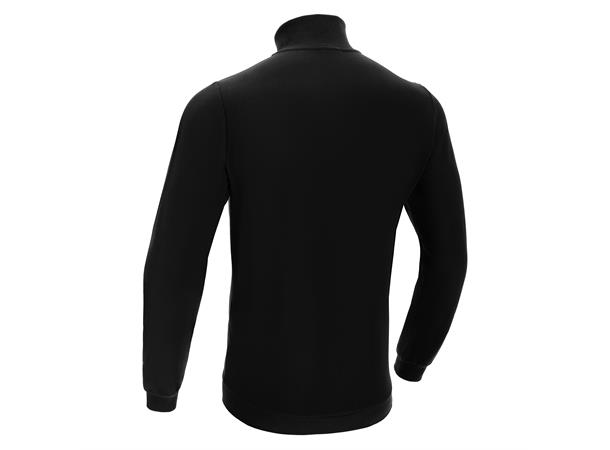 Beat Full Zip Sweathshirt BLK XS Fritidsjakke i børstet fleece - Unisex 