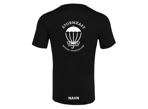 Stormkast Boost Eco SORT T-skjorte 100% bomull 