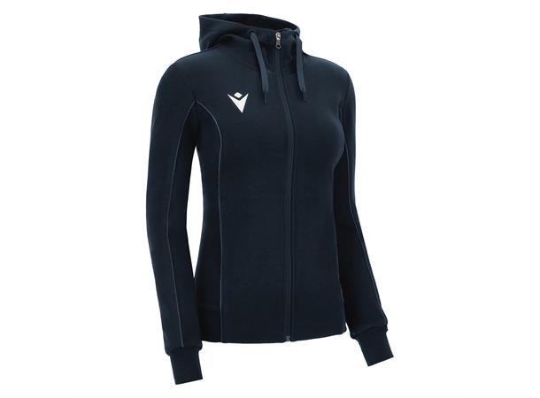 Bass Eco Hooded Jacket W NAV L Hettejakke i Ecotekstil til dame 