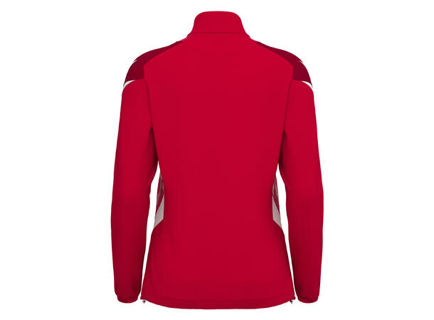 Leona Training 1/4 Zip Top W RED/WHT 3XS Teknisk treningsgenser til dame 
